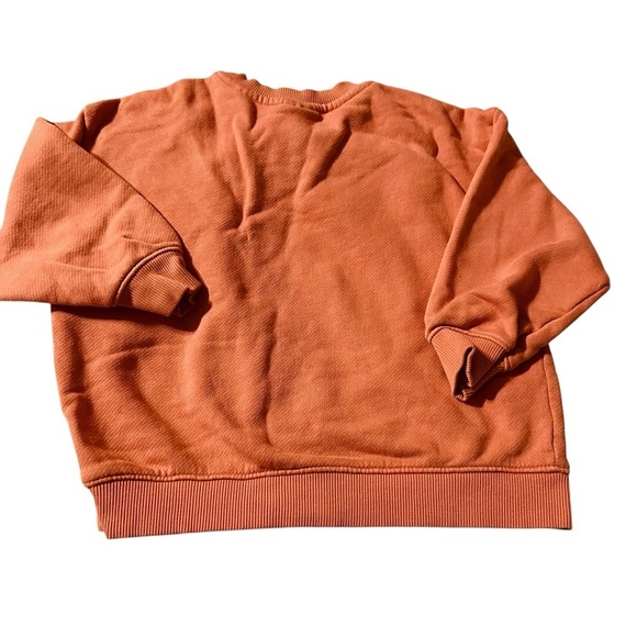 Zara girls size 4-5 salmon oversized sweatshirt - Picture 2 of 3
